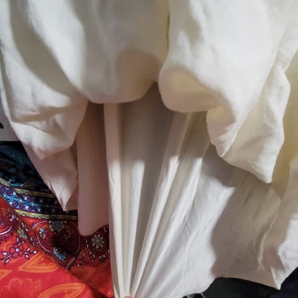 Terra & Sky Women's Plus Size Long Sleeve Wrap Front Top with Knit Back Size 3x - Picture 15 of 16